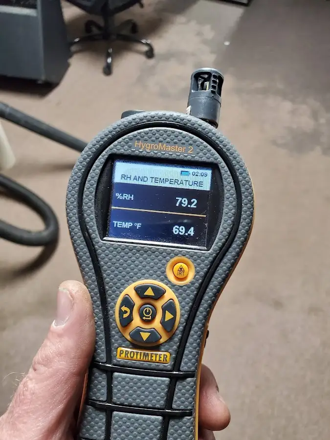 Moisture meter humidity assessment for Mold Remediation & Removal in West Cocalico